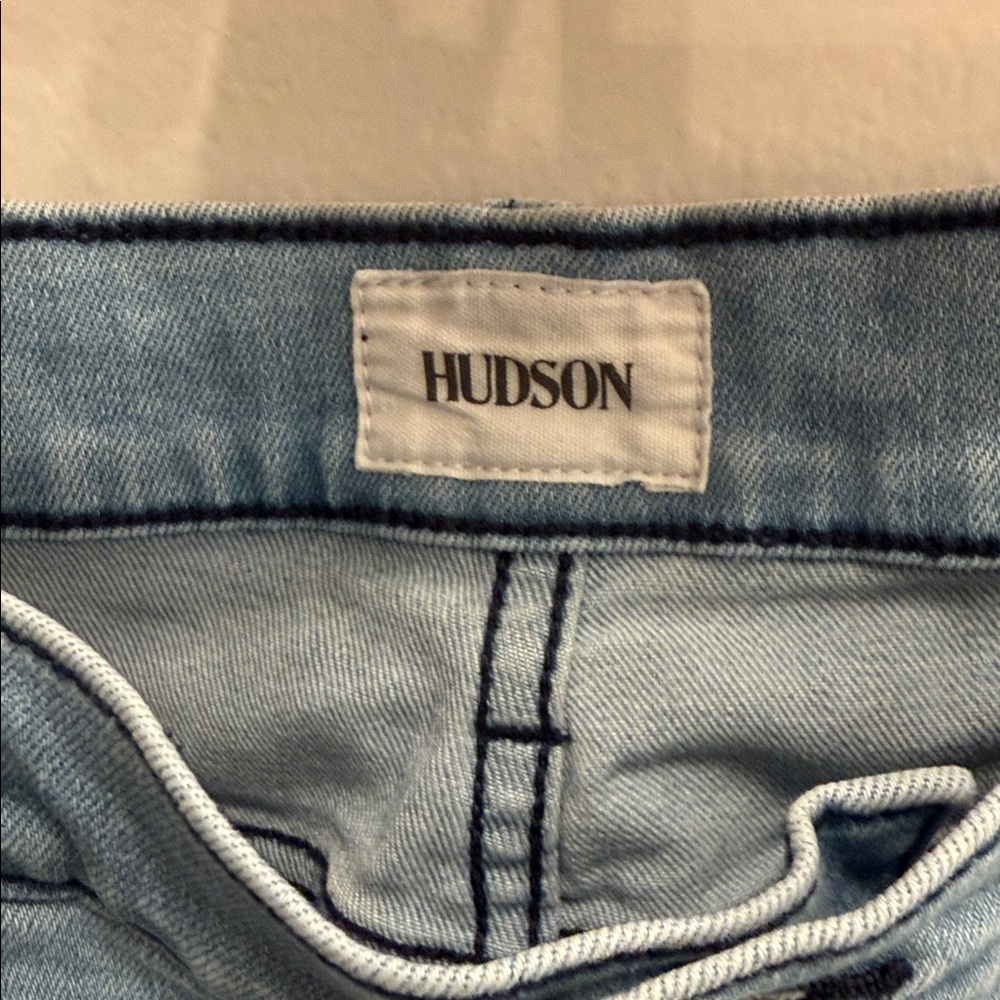 Hudson Jeans Sky Blue Wide Leg Denim - Picture 3 of 5